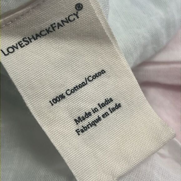 LOVESHACKFANCY NESSIE PANELLED LACE PRINT NWOT V NECK MAXI DRESS SZ 4 - Picture 9 of 10